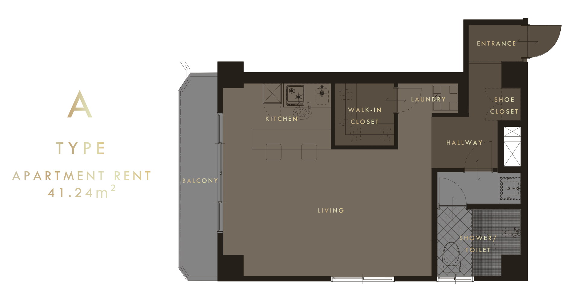 A type apartment 見取図